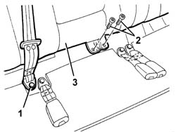 Split rear seat assembly - r+r