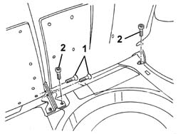 Rear seat squab - r+r