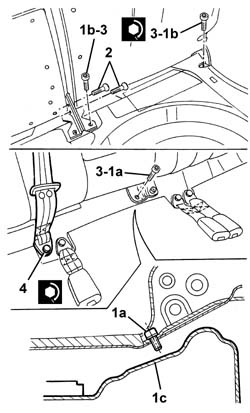 Rear seat squab - r+r