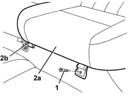 Rear seat cushion - r+r