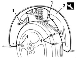 Right front WHEEL ARCH LINER - R.R.