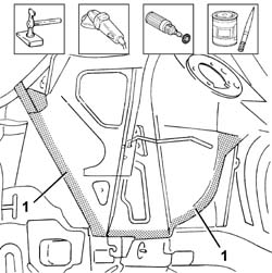 Rear wing lower reinforcement