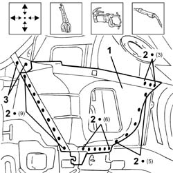 Rear wing lower reinforcement