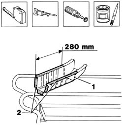 Boot floor pan rail partial