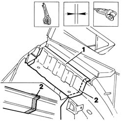 Boot floor pan rail partial