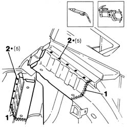 Boot floor pan rail partial