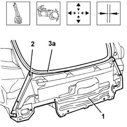 R.R. REAR TRIM (structural element)