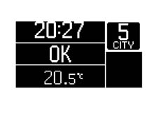 Analogue control panel