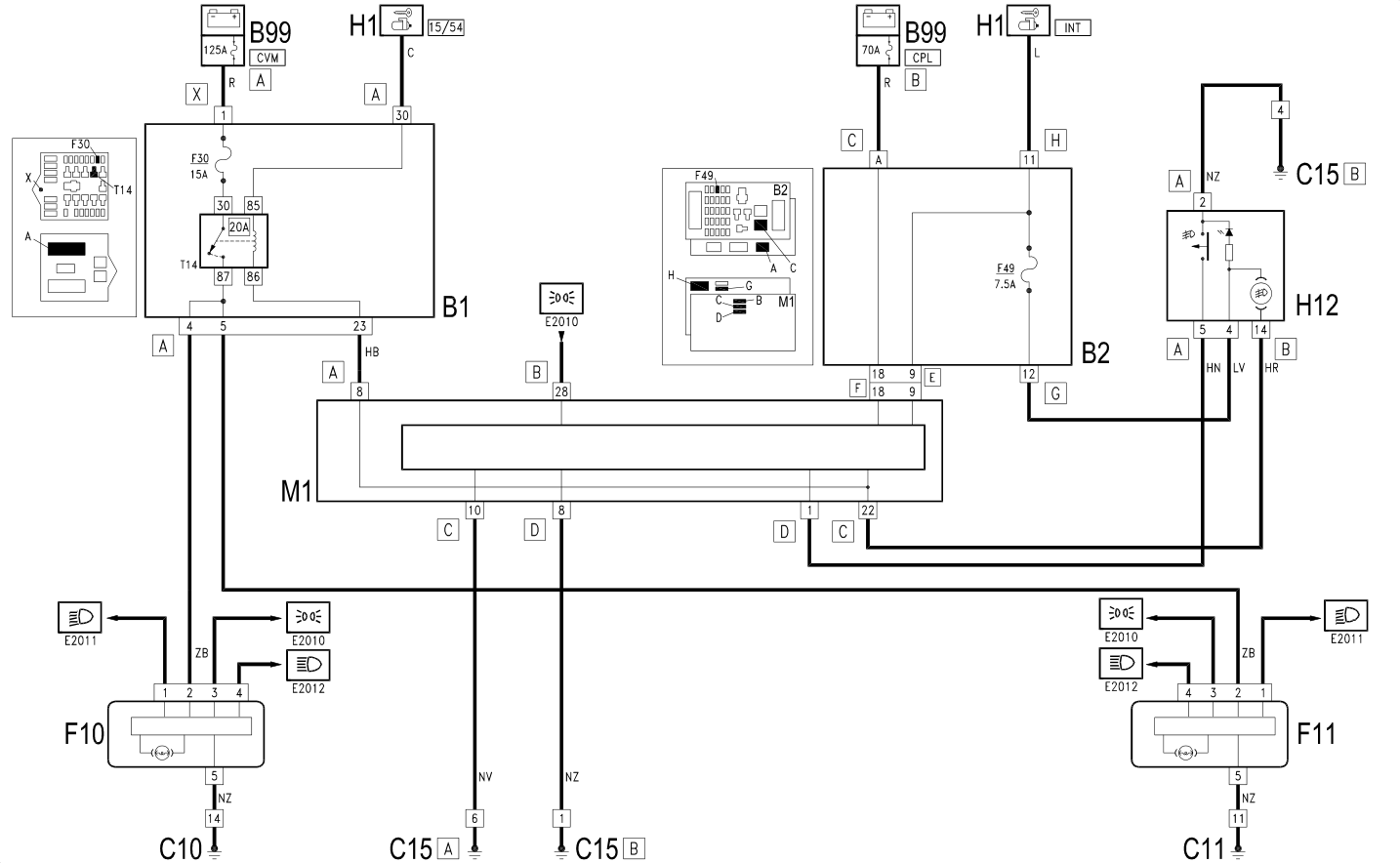 FOG LIGHTS - Wiring diagram