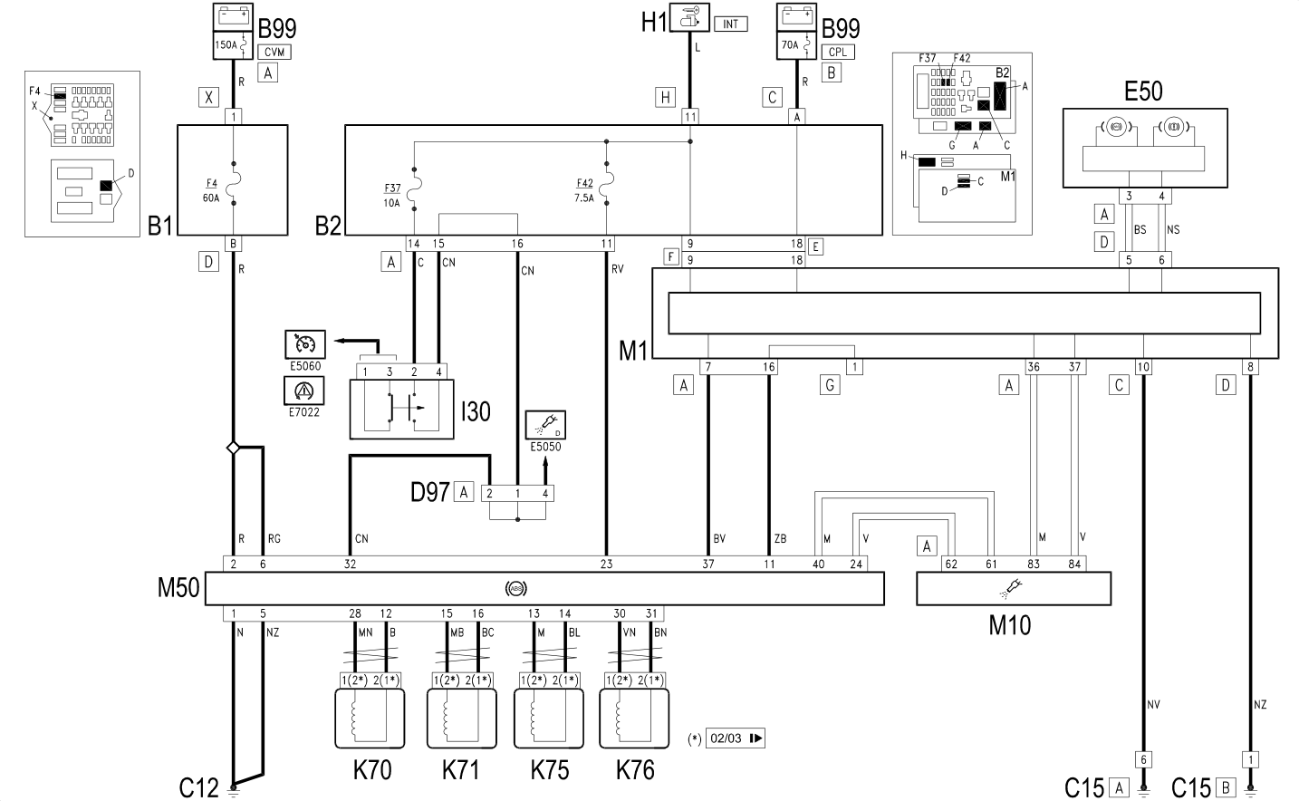 ABS - Wiring diagram