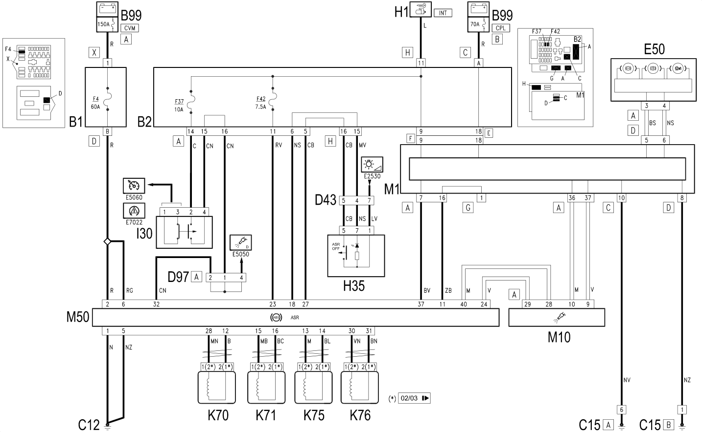 ASR / TCS - Wiring diagram