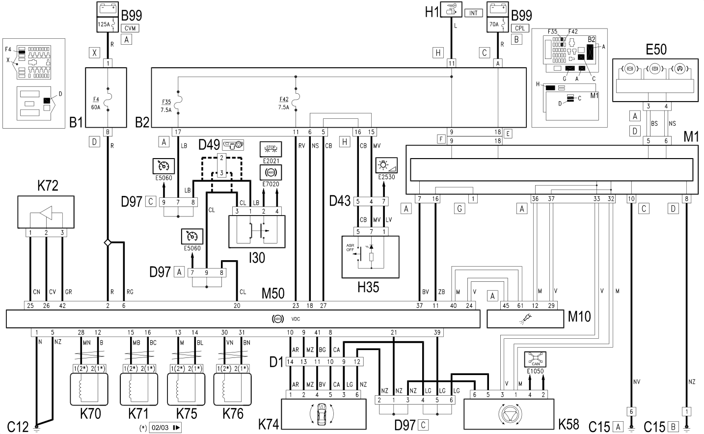 VDC - Wiring diagram