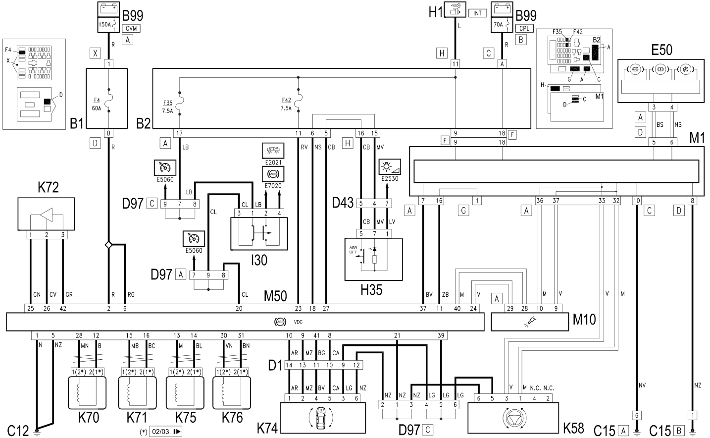 VDC - Wiring diagram
