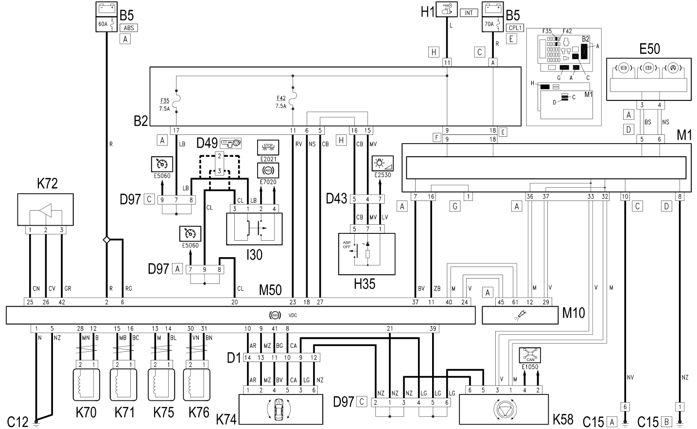 VDC - Wiring diagram