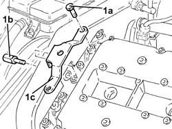 Left cam cover - r + r and replace gasket