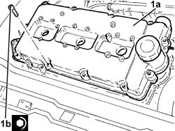 Left cam cover - r + r and replace gasket