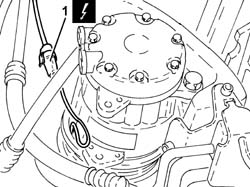 Left cylinder head - r + r and replace gasket