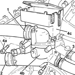 Left cylinder head - r + r and replace gasket