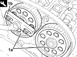 Left cylinder head - r + r and replace gasket