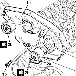 Left cylinder head - r + r and replace gasket
