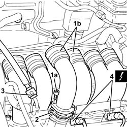 Right cylinder head - r + r and replace gasket