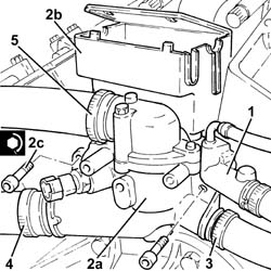 Right cylinder head - r + r and replace gasket