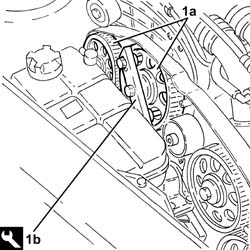 Toothed driven pulley right-hand head - r + r