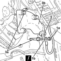 Gear box left rigid mount - r r