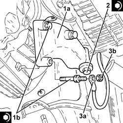 Gear box left rigid mount - r r