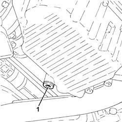 Engine oil drain plug - replace