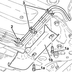 Fuel line from manifolds - r r