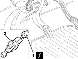 Clutch pedal switch - r r