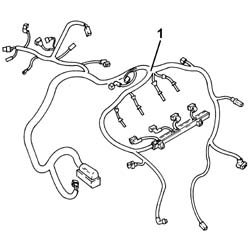Diesel injection wiring harness - r r