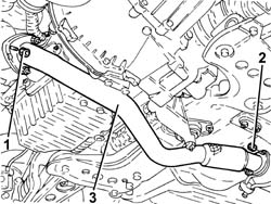 Variable geometry turbocharger exhaust manifold assembly sleeveleading to exhaust pipe r r