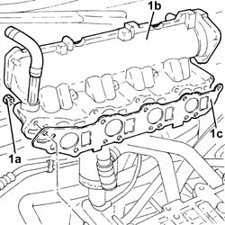 Inlet manifold - r + r and replace seal