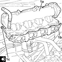 Inlet manifold - r + r and replace seal