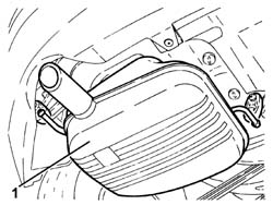 Exhaust pipe heat shield - r r