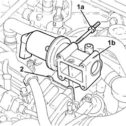 E.g.r. system solenoid - r + r