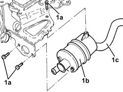 Engine oil vapour separator - r + r