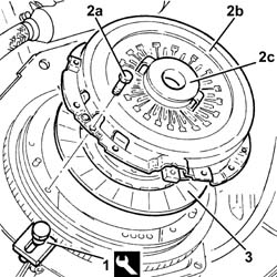 Clutch - r + r with gearbox removed