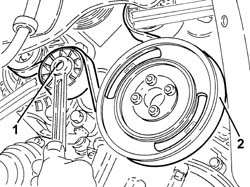 Power steering pump r r