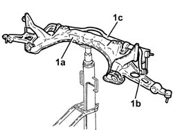 Front suspension beam - r r
