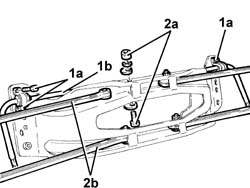 Rear suspension beam - r r