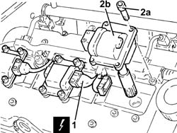 Left hand cylinder head ignition coil - r+r