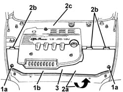 Engine front sound insulation COVER - R.R.