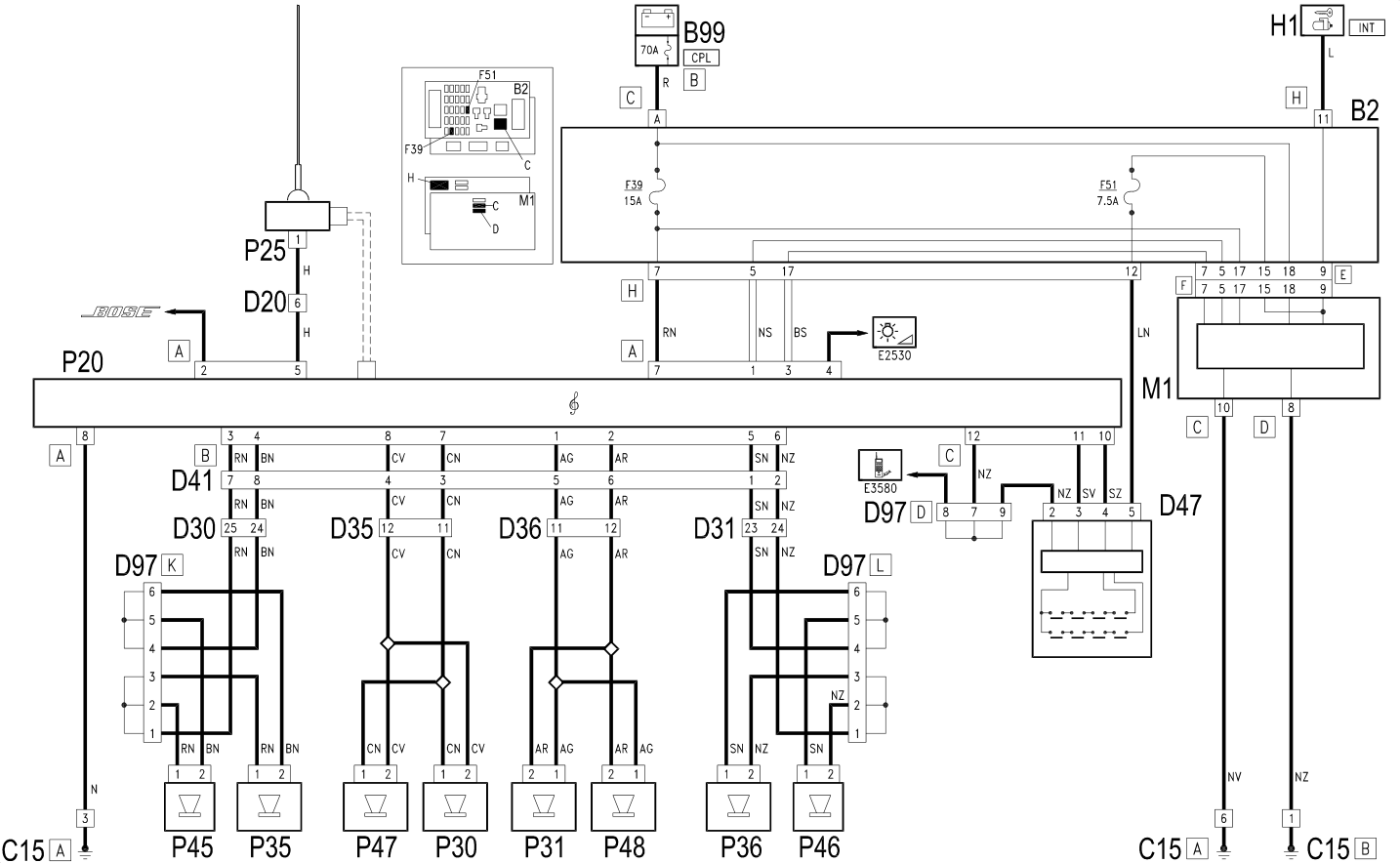 RADIO - Wiring diagram