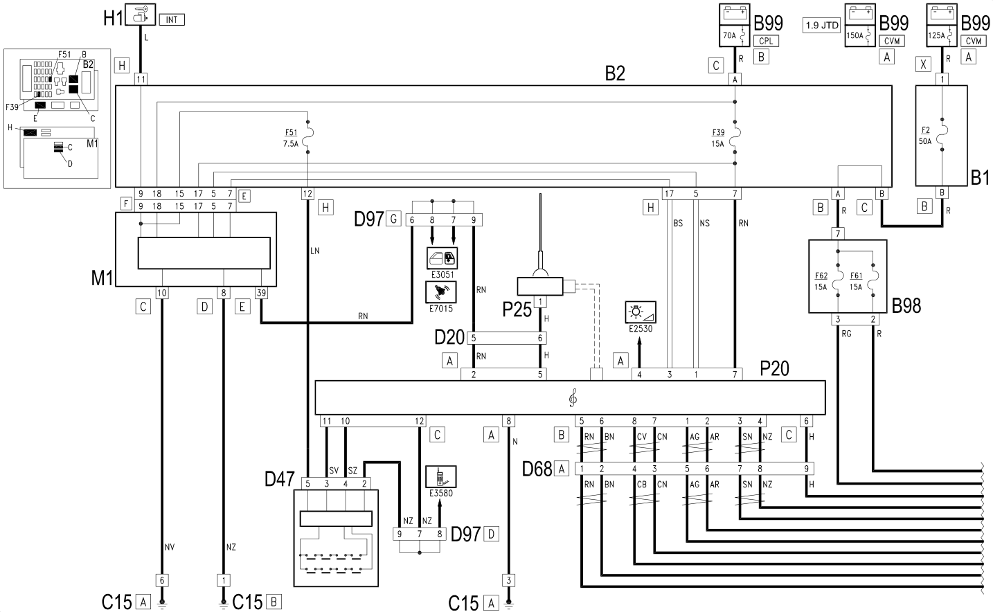 RADIO - Wiring diagram