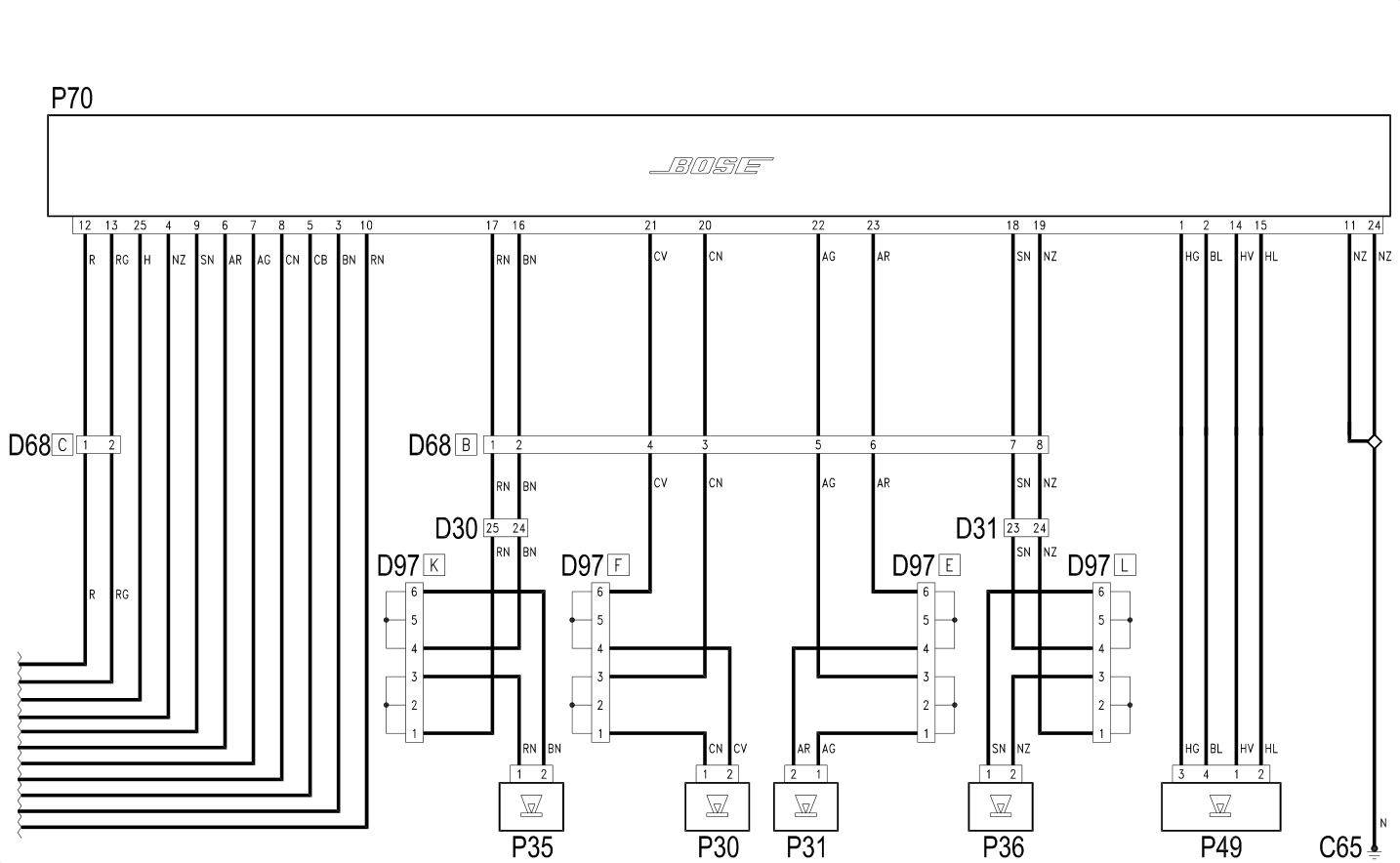 RADIO - Wiring diagram