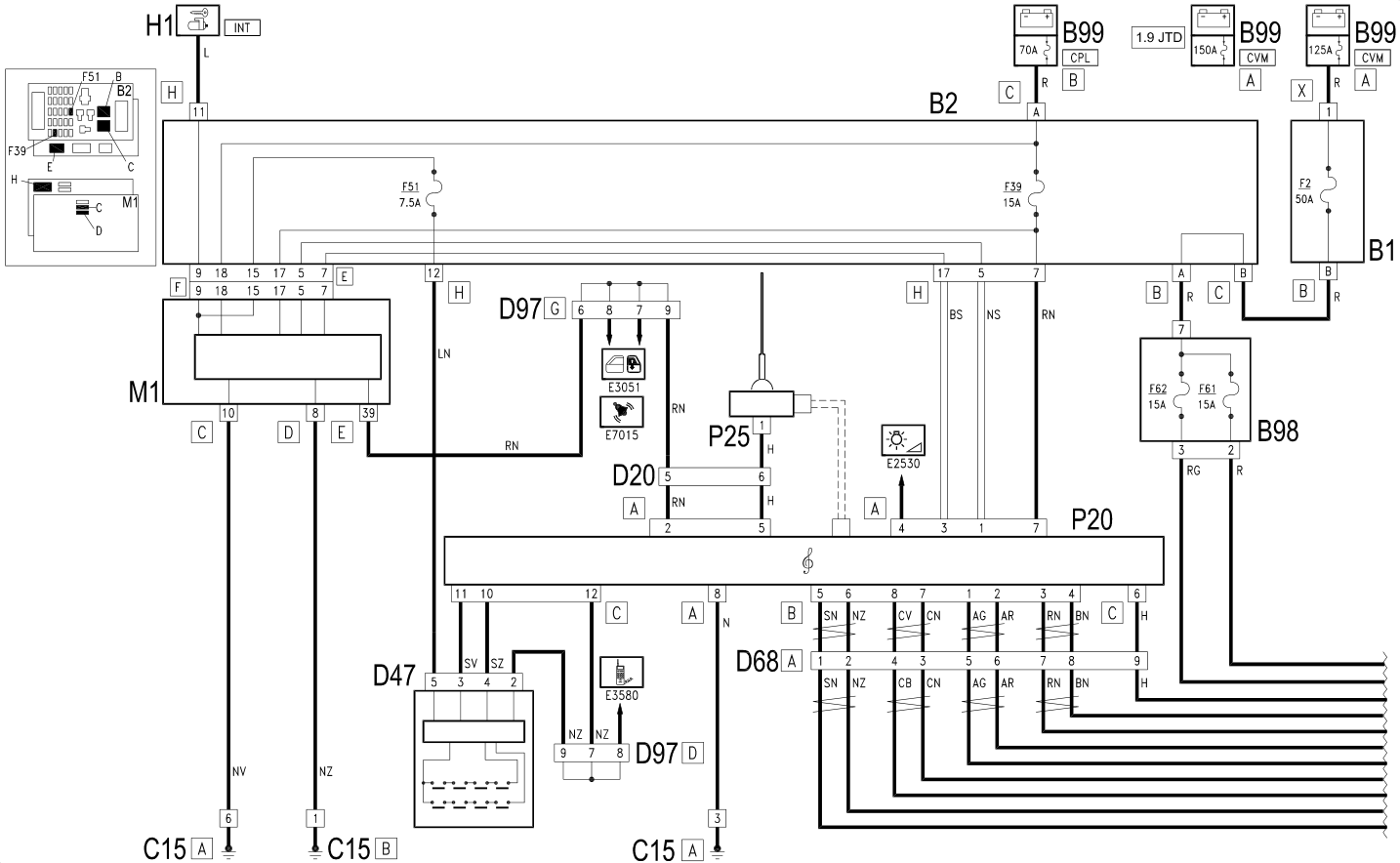 RADIO - Wiring diagram