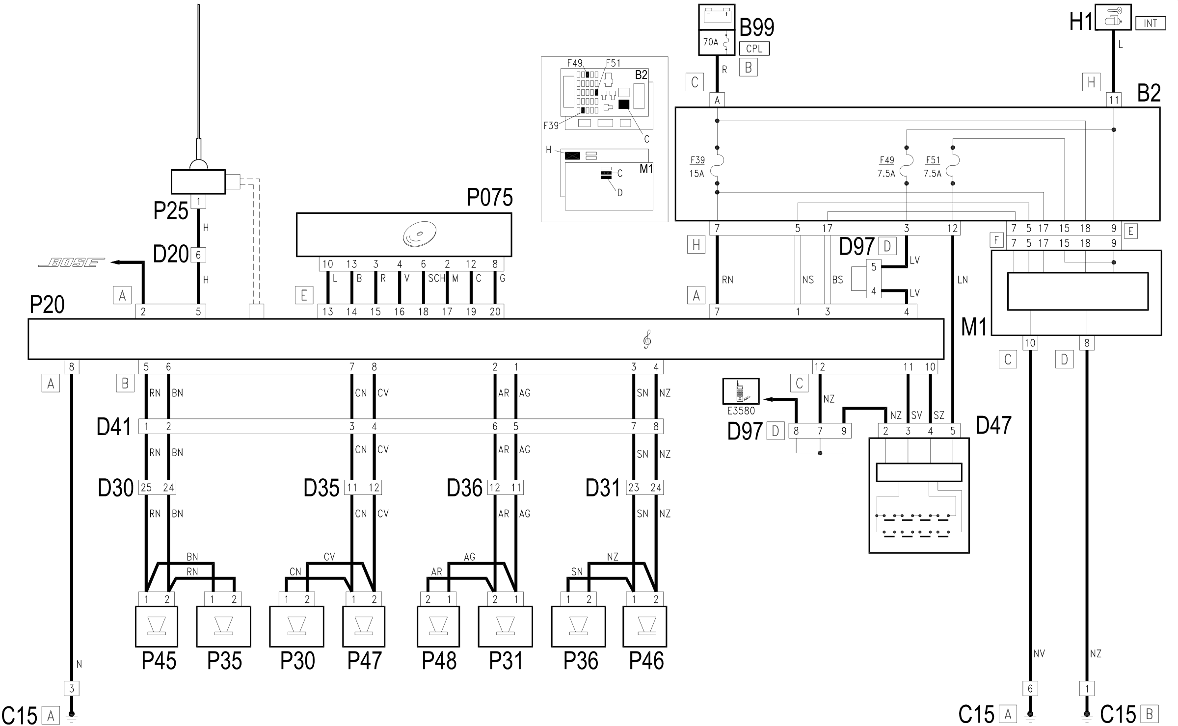 RADIO - Wiring diagram